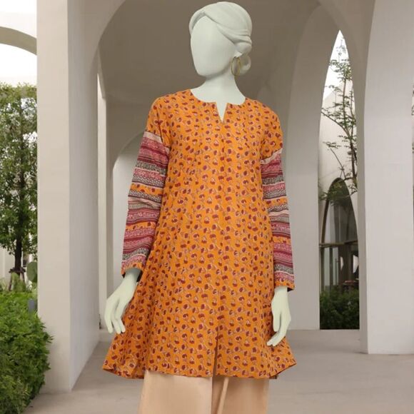 JUNAID JAMSHED PAKISTANI DESIGNER DRESS KURTA - Picture 3 of 5